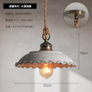 Rustic off white ceramic pendant light kitchen twisted rope trio
