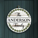 Rustic Personalized Front Door Decor