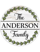 Rustic Personalized Front Door Decor