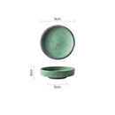 Rustic speckled ceramic sauce dishes dining room snack plates