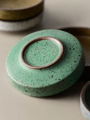 Rustic speckled ceramic sauce dishes dining room snack plates