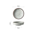 Rustic speckled ceramic sauce dishes dining room snack plates