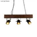 Black Wood Beam Pendant