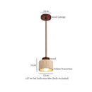 DecorBites™ Columnar Stone LED Pendant Lamp - Yellow Travertine - Nordic Minimalism