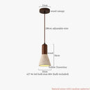 DecorBites™ Columnar Stone LED Pendant Lamp - Yellow Travertine - Nordic Minimalism