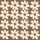 Daisy Flowers - Fabric Nursery Wall Art Decals