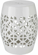 Pondorf White Garden Stool