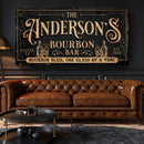 Personalized Bourbon Bar Sign III