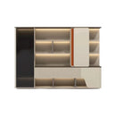 Harbord · Modern Office Shelves w/ Lighting, Storage