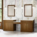 James Martin Bellshire 96" Single Bathroom Vanity, Honey Oak