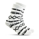 White Fox Patterned Sock