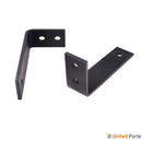 Planum 0012 White Silk Double Barn Door and Black Bypass Rail