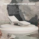 Alora S-Shaped Outdoor Natural Arc Pool Lounger (SAK82405)