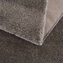 Charven Charcoal Subtle Wavy Abstract Modern Minimalist Polyester Machine Woven Area Rug