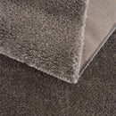 Charven Charcoal Subtle Wavy Abstract Modern Minimalist Polyester Machine Woven Area Rug