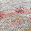 Lively Marble Pink Area Rug