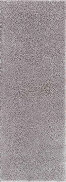 Lunaro Gray Subtle Wavy Abstract Modern Minimalist Polyester Machine Woven Area Rug - Clearance