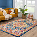 Istanbullu Orange Area Rug - Clearance