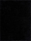 Heavenly Solid Black Plush Rug - Clearance