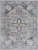 Liverpool Gray & Blue Area Rug - Clearance