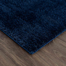 Heavenly Solid Navy Blue Shag Rug - Clearance