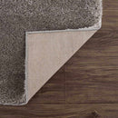 Charven Charcoal Subtle Wavy Abstract Modern Minimalist Polyester Machine Woven Area Rug