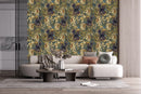 Hand Drawn Dark Floral Wallpaper