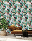 Cactus Pattern Wallpaper