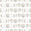 White Wallpaper with Moon