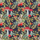 Mushrooms and Hares Wallpaper