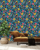 Stylish Brightly Flowers Wallpaper Tasteful High-Quality