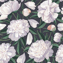 Voguish Modern Large Peonies Wallpaper