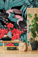 Fashionable Modern Toucan Birds Wallpaper