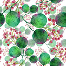 Stylish Watercolored Leaves Wallpaper Vogue