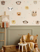 Safari Animals - Fabric Nursery Wall Art Decals