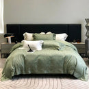 Green Floral Lace Bedding