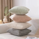 Sage green corduroy velvet pillowcase set of 2 living room cushions