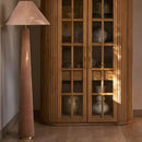 Sage green cotton velvet floor lamp living room light