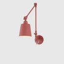 Sage green & dusty rose decorbites adjustable telescopic wall lamp bedroom