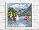 Sailing Ships CS2623 7.9 x 7.9 inches Crafting Spark Diamond Painting Kit