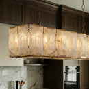 Sakhra Alabaster Linear Chandelier