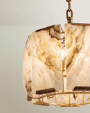 Sakhra Round Alabaster Chandelier