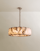 Sakhra Round Alabaster Chandelier