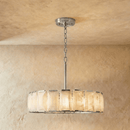 Sakhra Round Alabaster Chandelier