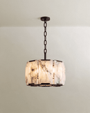 Sakhra Round Alabaster Chandelier