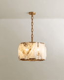 Sakhra Round Alabaster Chandelier