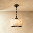 Sakhra Round Alabaster Chandelier