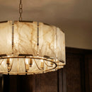 Sakhra Round Alabaster Chandelier