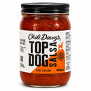 SALE CLOSE DATED | Top Dog Medium Salsa | 15.5 oz | Chili Dawg's Foods of Fire