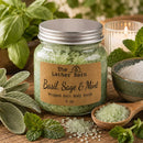 Travel Size Whipped Salt Body Scrub | Basil, Sage & Mint | 5 oz | The Lather Barn